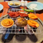 和田金 - あみ焼き 竹（単品　ご飯　香の物付き）