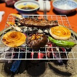 和田金 - あみ焼き 竹（単品　ご飯　香の物付き）