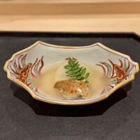 鮨 こん藤 - 対馬ののどぐろ　炭火焼き　新玉ねぎ