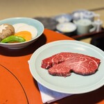 和田金 - あみ焼き 竹（単品　ご飯　香の物付き）