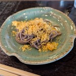 伊勢宮川の里 鄙茅 - カラスミの蕎麦