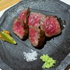 すし うおいち - 佐賀牛のサーロイン　ワサビはお造りから移植
