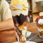 シャムロックカフェ - 自家製プリンパフェ