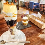シャムロックカフェ - 自家製プリンパフェ