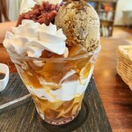 シャムロックカフェ - ミニほうじ茶パフェ