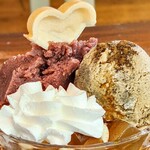 シャムロックカフェ - ミニほうじ茶パフェ