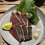 石臼挽手打 そばの音 - 土佐カツオ塩たたき