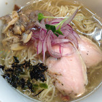 町田汁場 しおらーめん進化 - 期間限定麺 あさりの出汁がすごい！