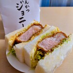 とんかつジョニー - カツサンド、お見事でした！