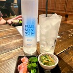 ちゃんぷる - ミネラルウォーター 220円とお通し(⑉• •⑉)❤︎