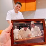 貴山 - 西翁と若かりし頃の金森氏。アイヤァ、別人っす、アハッ\(//∇//)\