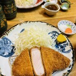 ぶた いながき - 上ロースかつ定食　200g   