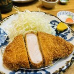 ぶた いながき - 上ロースかつ定食　200g   