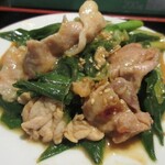 おいしい台所12カ月 - 豚肉と葉玉ねぎ味噌炒めも出来立て