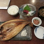 朝市食堂 - 焼き魚定食（シマホッケ\2100）