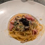 青山 ゑびす堂 - うにボナーラ