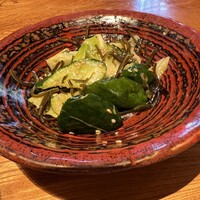 鰻う おか冨士 - お漬物(お代りし放題)