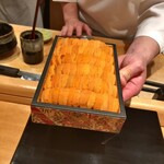 恵比寿 鮨 ふじまさ - 雲丹SHOT