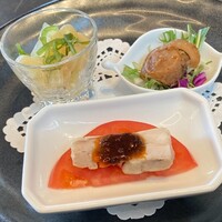 中国料理 燦宮 - 「贅沢ふかひれランチコース」の前菜