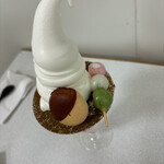 和洋折衷喫茶 ナガヤマレスト - ナガヤマパフェ　上から