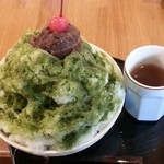 白壁カフェ花ごよみ - かき氷 宇治金時  669円