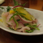 ガンヴィーノ - メカジキのセヴィーチェ