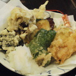 中国山地蕎麦工房 ふなつ - 天婦羅アップ（H26.6)