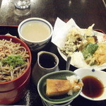 中国山地蕎麦工房 ふなつ - 天婦羅割子（H26.7)