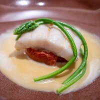 レストラン ラフィナージュ - 2025.5 キジハタのブレゼ キャラメルオレンジの香るソース