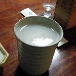 手打ちそば 梅蕎麦 - 焼酎の蕎麦湯割り