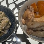 お酒とおばんざい　ひなた - 本日のおばんざいのうち２つ