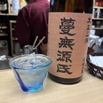 天ぷら はせ川 - 一杯目は芋焼酎のロック　芋だね〜
