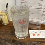 らう次郎 - 久米仙ソーダ割り　2杯目　3杯目はせんべろ券回収