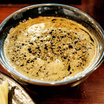 麺処 田ぶし - 黒胡麻ブラックつけ麺