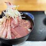 みなと市場 小松鮪専門店 - スペシャルな赤身鮪丼になりましたありがとうございました♪