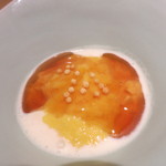 神保町 傳 - 26年8月　生湯葉、玉蜀黍すりながし、鼈甲餡