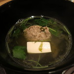 神保町 傳 - 26年8月　鰯つみれ汁　発酵漬物出汁