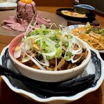 縁 - 山椒香るこぼれ麻婆豆腐（温め直しをお願いしたら）