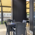 音の和カフェ - 外のテラス席でゆったりとランチできましたよ