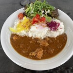 音の和カフェ - カレープレート、チキンはホロホロ。