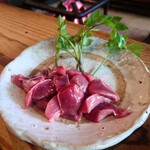 地鶏焼 ふかせ - すなずり@ 930円