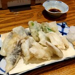 季節料理 いちい - 天ぷら盛り合わせ