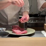 肉割烹 上 - 