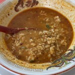 聚幸園 - 半ライス投入〜！　コレがウマい！！　完飲完食〜！