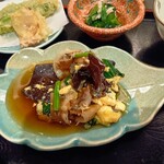 瀬戸内味覚処 芸州 本店 - 豚肉とほうれん草炒め