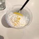 鞆の浦 a cafe - 上から見たジュレソーダです