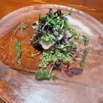 LaVacca - 初鰹の炙りカルパッチョとカポナータ