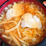 更科 - カレー定食 の 中華そば