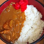 更科 - カレー定食 の カレー