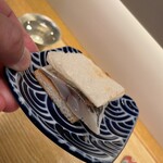 金寿司 - 鯵サンド